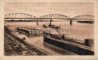 Zenta, Tisza, iron bridge, port (b)