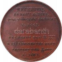 Ausztria / Bécs 1685. "Neuheusel felszabadulása" Br emlékérem, Lazar Gottlieb Lauffer műve...