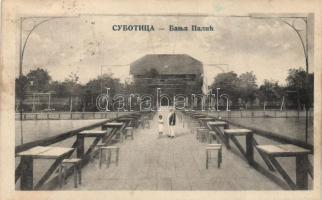 Palicsfürdő pier (wet damage)