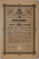 1897 Budapest Székesfőváros 2000 K kötvény