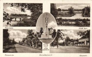 8 db régi képeslap, városképek, vallás, állat motívumlapok, több nem képeslap