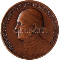 Berán Lajos (1882-1943) 1910. "Csáky Károly Emmánuel Váci Megyéspüspök" Br emlékérem (36.14g/39.5mm) T:1- Hungary 1910. Commemorative medallion of Bishop Károly Emmánuel Csáky . Sign: Lajos Berán (36.14g/39.5mm) C:AU HP 1131.