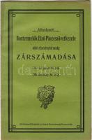 1916 A Kecskeméti Bortermelők Első Pinceszövetkezete Rt. zárszámadása / Schluss-Rechnung der Kecskeméter Weinbauer AG.