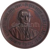 1882. "Dr. Kubinszky Mihály, Felsz.Knini Püspök, Kalocsai Olvasó Kánonok 1824-1881" Br emlékérem, szignózás nélkül (18.45g/37mm) T:1- Hungary 1882. Commemorative Br medallion of Bishop Mihály Kubinszky of Kalocsa without sign (18.45g/37mm) C:AU