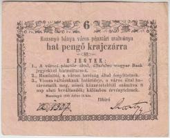 Rozsnyó 1849. 6kr T:III