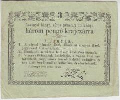 Rozsnyó 1849. 3kr T:III