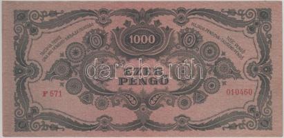 1945. 1000P vörös "MNB" bélyeggel T:II