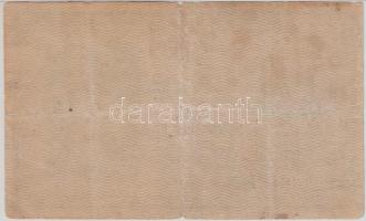 1918. 25K "2000" alatti sorozatszám, kis sorszámmal, hullámos hátlap T:III-(kis papírhiány...