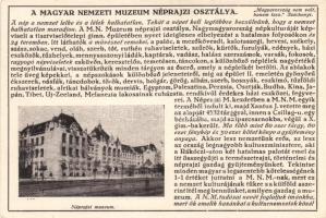 Budapest VIII. tisztviselőtelepi főgimnázium, a Magyar Nemzeti Múzeum Néprajzi Osztályának ideiglenes épülete, propaganda