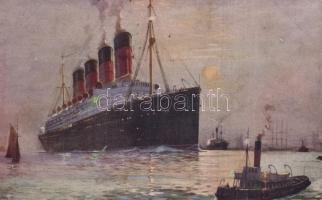 63 db régi hajó motívumlap / 63 ship motive cards