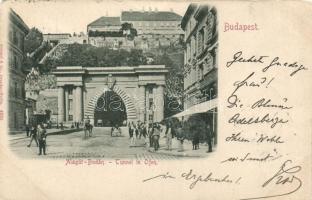 1899 Budapest I. Alagút (kis szakadás / small tear)