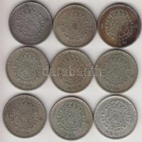 Svédország 1942-1950. 1K Ag "V. Gusztáv" (9xklf) T:vegyes Sweden 1942-1950. 1 Krona "Gustaf V" Ag (9xdiff) C:mixed