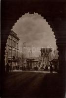 Budapest I. Lánchíd az Alagútból (vágott / cut)