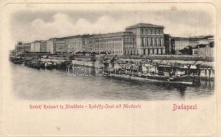 Budapest V. Rudolf rakpart és a Magyar Tudományos Akadémia