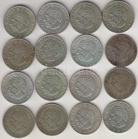 Svédország 1954-1968. 1K Ag "V. Gusztáv" (16xklf) T:vegyes
Sweden 1954-1968. 1 Krona &quot...