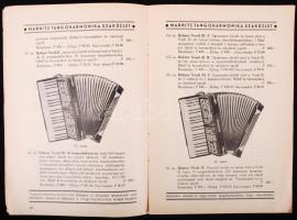 cca 1930 Bp. VIII. Tavasz ébredése Marnitz tangóharmonikával. Harmonika szaküzlet katalógusa árjegyz...