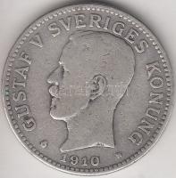 Svédország 1910. 2K Ag "V. Gusztáv" T:3
Sweden 1910. 2 Krona Ag "Gusztaf V" C:F