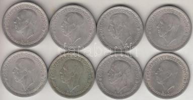 Svédország 1942-1950. 2K Ag "V. Gusztáv" (8xklf) T:vegyes
Sweden 1942-1950. 2 Krona Ag &qu...
