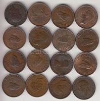 Nagy-Britannia 1927-1954. 1F (16xklf) T:vegyes Great Britain 1927-1954. 1 Farthing (16xdiff) C:mixed