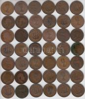 Nagy-Britannia 1863-1967. 1/2p (42xklf) T:vegyes Great Britain 1863-1967. 1/2 Penny (42xdiff) C:mixed