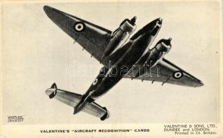 The Lockheed-Vega Ventura I. British reconnaissance bomber; Valentine´s ´Aircraft Recognition´ cards (description on backside)