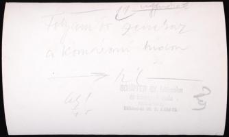 1938 "Folyamőr zenekar a komáromi mólón", bevonulás Komáromba, hátoldalán Schäffer Gyula s...