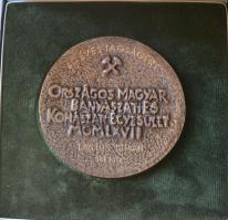 1967. "Soltz Vilmos 1833-1901 / Országos Magyar Bányászati és Kohászati Egyesület" öntött ...