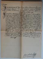 I Ferenc császár leírata a helytartó tanácshoz 1793, fakszimile