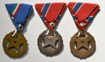 1951. "Közbiztonsági Érem" bronz fokozata a rendőrság tagjai részére, zománcozott Br kitün...