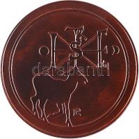 1988. "Emlékérem első királyunk Szent István halálának 950. évfordulójára a Szent Jobb országjárásának emlékére 1038-1988" patinázott vörösréz érem PÁR dísztokban, tanúsítvánnyal. Szign.: Papp László (70mm) T:PP csak 1200db! Hungary 1988. "950th Anniversary of the death of Saint Stephen" copper commemorative medallion PAIR in original case, with certificate. Sign: László Papp (70mm) C:PP only 1200 examples!