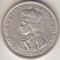 Litvánia 1936. 10L Ag T:2,2- Lithaunia 1936. 10 Litu Ag C:aXF