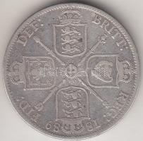 Nagy-Britannia 1889. 1Fl Ag "Viktória" T:3 Great Britain 1889. 1 Florin Ag "Victoria" C:F