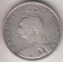 Nagy-Britannia 1889. 1Fl Ag "Viktória" T:3
Great Britain 1889. 1 Florin Ag "Victoria&...