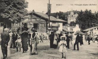 Torino International Expo in 1911, Alpine village