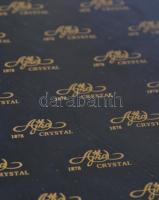 Ajka ólomkristály likőrös készlet, jelzett, csiszolt, metszett, hibátlan, eredeti dobozában, m:10 cm...