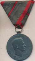 1918. "Laeso Militi" - Sebesültek Érme cink kitüntetés mellszalaggal. Szign.: R. Placht T:2 k. Hungary 1918. "Laeso Militi" - Carolus Combat Wound medal zinc, with ribbon C:XF scratched