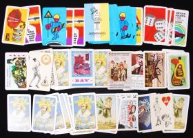 cca 1970-1980 kb 150 db kártynaptár sok duplummal