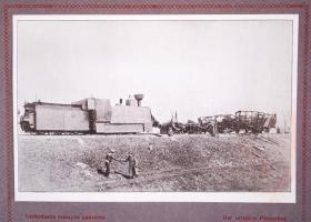 1915 Przemysl 22db, első világháborús katonai képet és egy térképet tartalmazó füzet. Illusztrált bo...