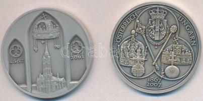 A Magyar Pénzverő és a Münze Österreich közös kiadványána 2007. "1867. Kiegyezés" Ag emlék...
