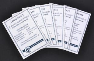 DN. Budapest nevezetességei sorozat teljes 13db-os Ag (31.1g/0.999) kiadása. A sorozat darabjai: Par...