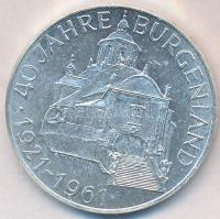 Ausztria 1961. 25Sch Ag "40 éves Burgenland" T:2 tanúsítvánnyal!
Austria 1961. 25 Schillin...