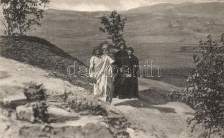 Mikófalva passiójáték, Jézus az Olajfák hegyén