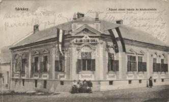 Sárkány, Sercaia; school, kindergarten