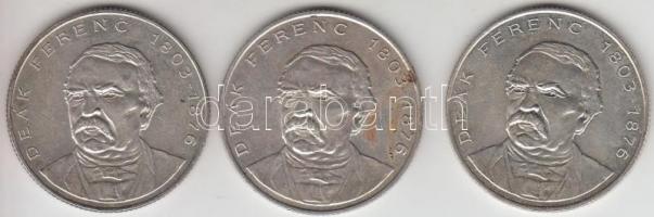 1994. 200Ft Ag "Deák" (3x) T:vegyes