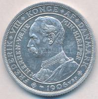 Dánia 1906. 2K Ag "IX. Krisztián halála - VIII. Frigyes trónralépése" T:2
Denmark 1906. 2 ...
