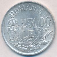 Románia 1946. 25.000L Ag T:2 Romania 1946. 25.000 Lei Ag C:XF