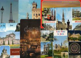 37 vegyes külföldi városképes lap