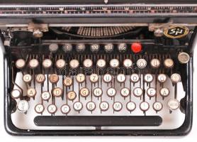 Antik Neumann Ideal írógép, 24×40 cm