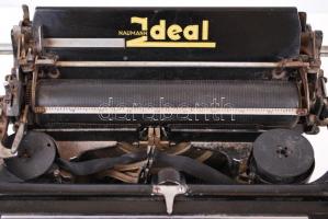 Antik Neumann Ideal írógép, 24×40 cm