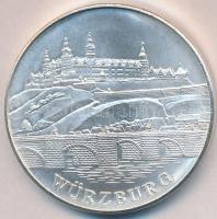 Németország 1993. "WÜRZBURG - PRO VIRTUTE ET MERITO" ezüstözött Br emlékérem (45mm) díszto...
